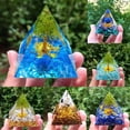 thumbnail image 3 of Amethyst Crystal Healing Orgonite Pyramid Obsidians Chakra Energy Orgone Stones, 3 of 8