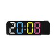 thumbnail image 1 of Reloj despertador con proyección simple, pantalla LED de fuente grande, reloj electrónico con pantalla de temperatura, estilo G, 1 of 6
