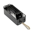 thumbnail image 1 of Power Bank 60000mah Bateria Portatil 66w Carga Super Rápida Malubero Negra, 1 of 5