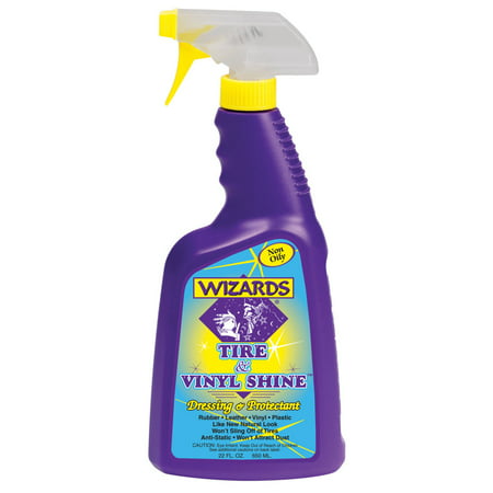 Wizards 11055 Tire and Vinyl Shine Dressing and Protectant - 22