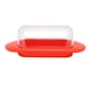 thumbnail image 3 of Caja de plástico con borde redondo para guardar mantequilla, queso, postre, pan y tapa transparente., 3 of 14