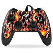 MightySkins PREXBONCO-Hot Flames Skin for PowerA Pro Ex Xbox One Controller Case Wrap Cover Sticker - Hot Flames
