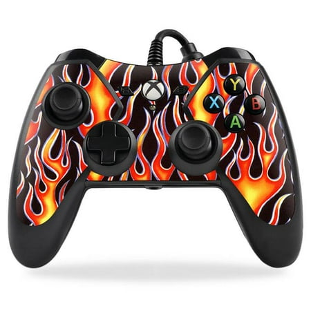 MightySkins PREXBONCO-Hot Flames Skin for PowerA Pro Ex Xbox One Controller Case Wrap Cover Sticker - Hot Flames