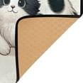 thumbnail image 4 of Cute Cat Footprint Area Rugs Soft Non-Slip Floor Mats Large Nursery Carpets Doormat for Living Room Bedroom Hotel Decor 63"x48", 4 of 7