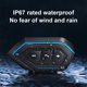 thumbnail image 3 of Auriculares universales Sonducket compatibles con Bluetooth para casco impermeables recargables negro, 3 of 6