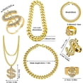 thumbnail image 2 of Guanglv Elegant Dollar Sign Necklace and Pendant Jewelry for Layered Chain Statement Piece, 2 of 3