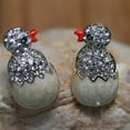 thumbnail image 5 of Rhinestone Happy Easter Hatching Egg Chick Duck Post Earring  Crystal Easter Earrings, 5 of 5