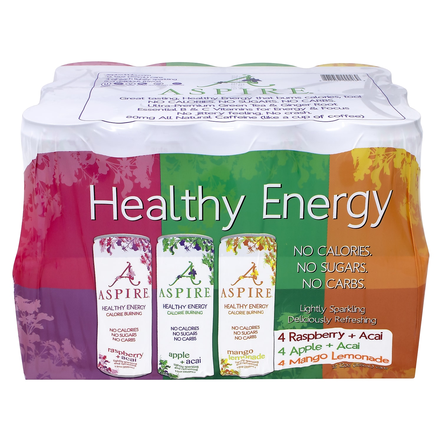 Aspire Variety Energy Drink 12 oz. 12/Box (220-01088)