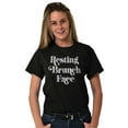 thumbnail image 5 of Resting Brunch Face Cute Funny RBF Women's Graphic T Shirt Tees Brisco Brands X, 5 of 5