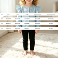 thumbnail image 3 of AUDeals Toddler Girl Clothes Girls Fall Outfits Kids Clothing Winter Long Sleeves Ruffle Hems Top Pant Set, 2 Piece Casual Outfit Set (Blue, 5-6 Years), 3 of 6