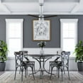 thumbnail image 5 of Prominence Home Reston 42" Pewter Modern Small Room Ceiling Fan with 3 Blades, LED Light Kit, Pull Chains & Reverse Airflow, 5 of 9