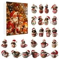 thumbnail image 2 of Countdown Surprise Advent Calendar for Lovers with 24 Unique Mini Hanging Collectible Figures, 2 of 8