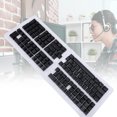 thumbnail image 3 of 132 Keys French Keyboard Keycaps, Minimalist ABS Light Transmitting Keycaps For Backlit Keyboards, Replacement French Keycaps For 61 64 68 84 87 96 98 100 104 108 Keyboards, 3 of 7