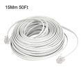 thumbnail image 2 of 15Mm 50Ft Long RJ11 6P2C Male to Male Telephone Phone Connector Cable, 2 of 2