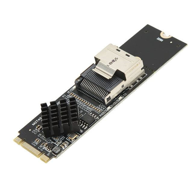 Tarjeta De Expansión, Baja Latencia M.2 NVME A SFF 8087 Tarjeta De Expansión Amplia Compatibilidad De 6 Gbps 4 Puertos Para 10