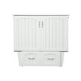 thumbnail image 6 of Nantucket Murphy Bed Chest Twin in White with Charging Station & Coolsoft Mattress, 6 of 15