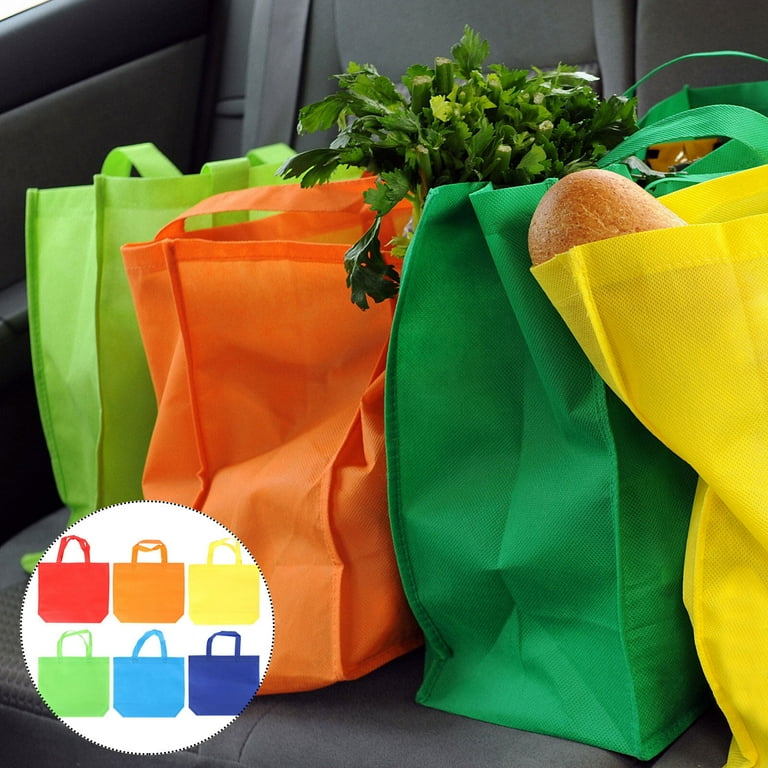 24Pcs Small Cloth Bags with Handles Grocery Blank Tote Bags Bulk Cute Assorted Color Bulk Reusable Bags Walmart