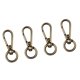 thumbnail image 2 of Llavero de acero inoxidable Sunnimix 4 piezas giratorio a granel hebillas deslizantes bronce, 2 of 8