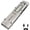 【white】, variant on Rechargeable 1500LUMEN Flat Flashlights EDC Tactical Flashlight,Dual-Switches LED Small Flashlight with Digital Display,Stainless Steel 8 Modes Pocket Flash light for Home, Camping,and Emergency Use