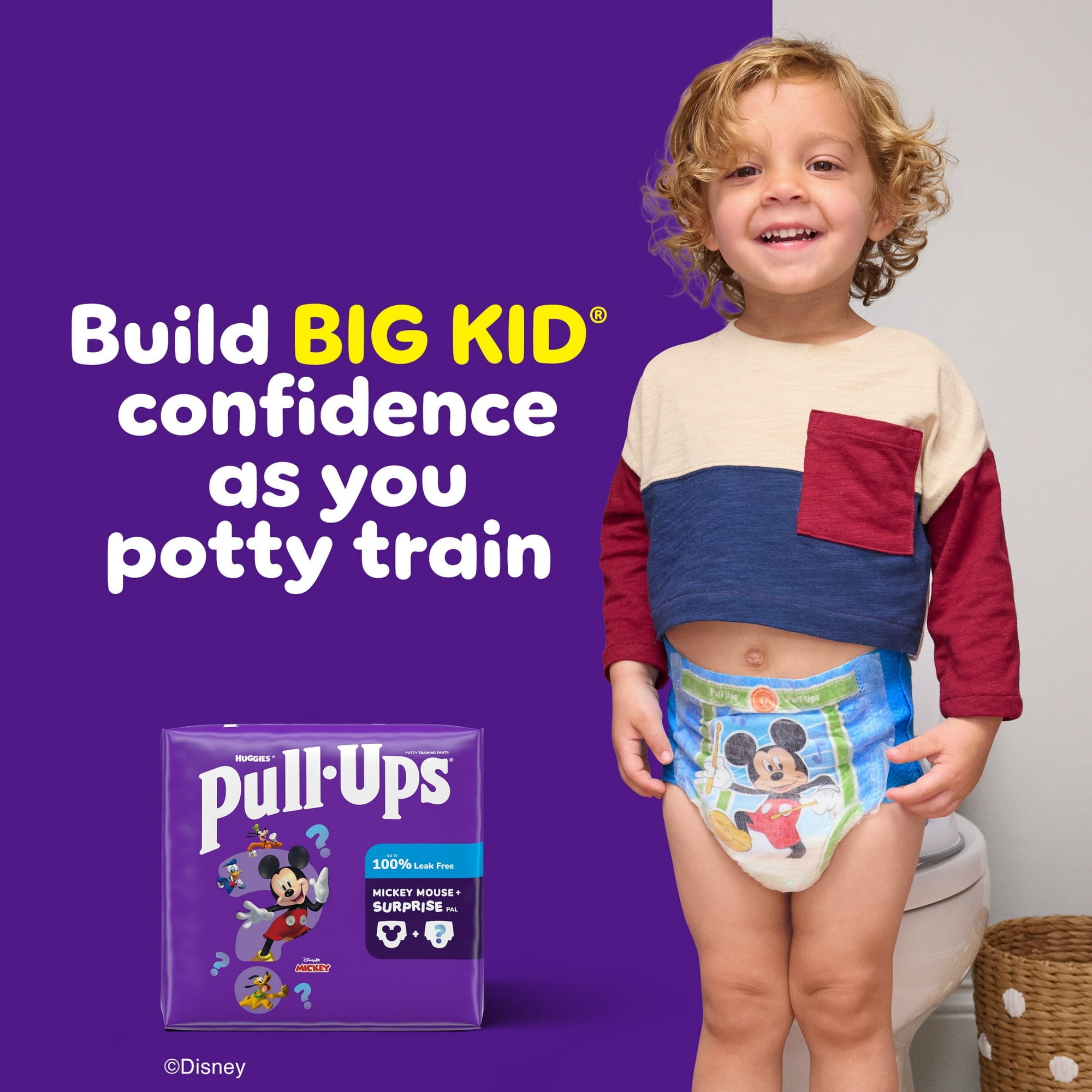 Pull-Ups Boys' Potty Training Pants, 4T-5T (38-50 lbs), 34 Count