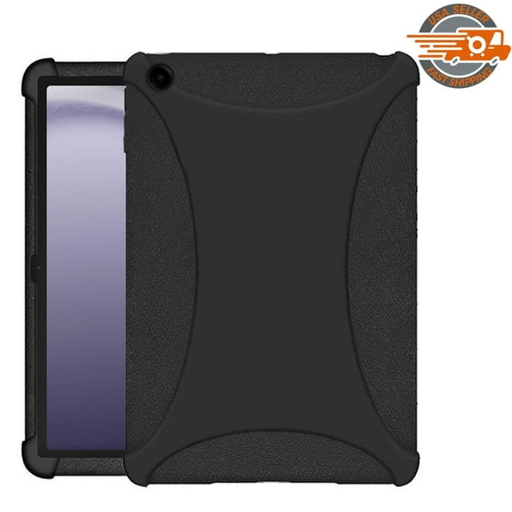 For Samsung Galaxy Tab A9 11 inch AMZER Shockproof Rugged Silicone Skin Jelly cover - Black