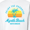 thumbnail image 3 of Inktastic Summer Enjoy the Sunshine Myrtle Beach South Carolina Blue Adult Sweatshirt, 3 of 4