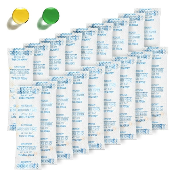 2 pcs indiquant le déshumidificateur de gel de silice Dessiccant