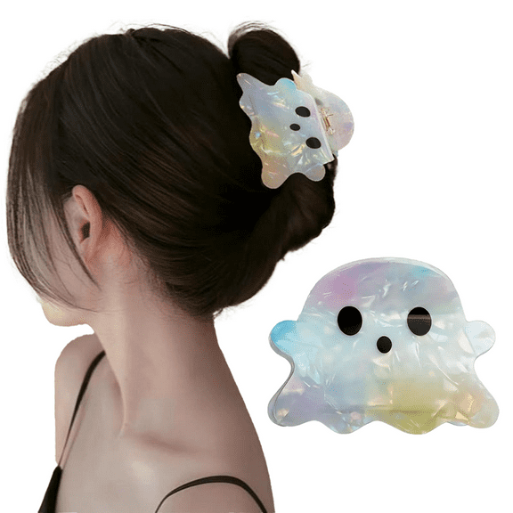 Yoyauz Halloween Hair Clip, Suitable For Thick And Thin Hair, Pumpkin Ghost Bat Design Hairstyle Accessories, Halloween Party Gift