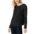 thumbnail image 1 of Suéter de encaje con hombros descubiertos INC para mujer, negro, XX-Large, 1 of 1