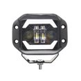 thumbnail image 1 of 5 Inch Car Led Work Lights Angel Eyes Square Spotlights Front Bumper Mesh Fog Lights Suitable For W, 1 of 5