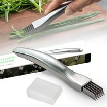 TOPRenddon New Shred Silk The Knife, Scallion Shredder,Multifunctional Vegetable Cutter & Slicer,Kitchen Vegetable Cutter Sharp Scallion Shredding Cutter Shred Knife