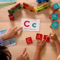 thumbnail image 3 of Set de tren con letras de madera Battat Education, 84 piezas, más de 3 años, 3 of 9