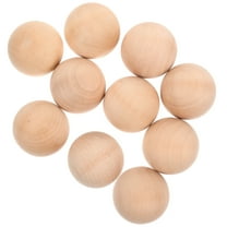 MLINS 10 Pcs Pickleball Balls Wooden Ball Travel Child 4X4CM Khaki