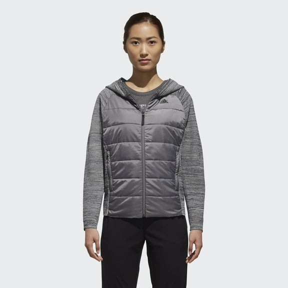 Adidas Outdoor W Hybrid Hoody Womens Dark Grey Heather M