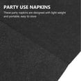 thumbnail image 5 of 50pcs Black Wood Pulp Napkins for Home Parties and Festivals Lightweight Portable Serviettes, 5 of 6