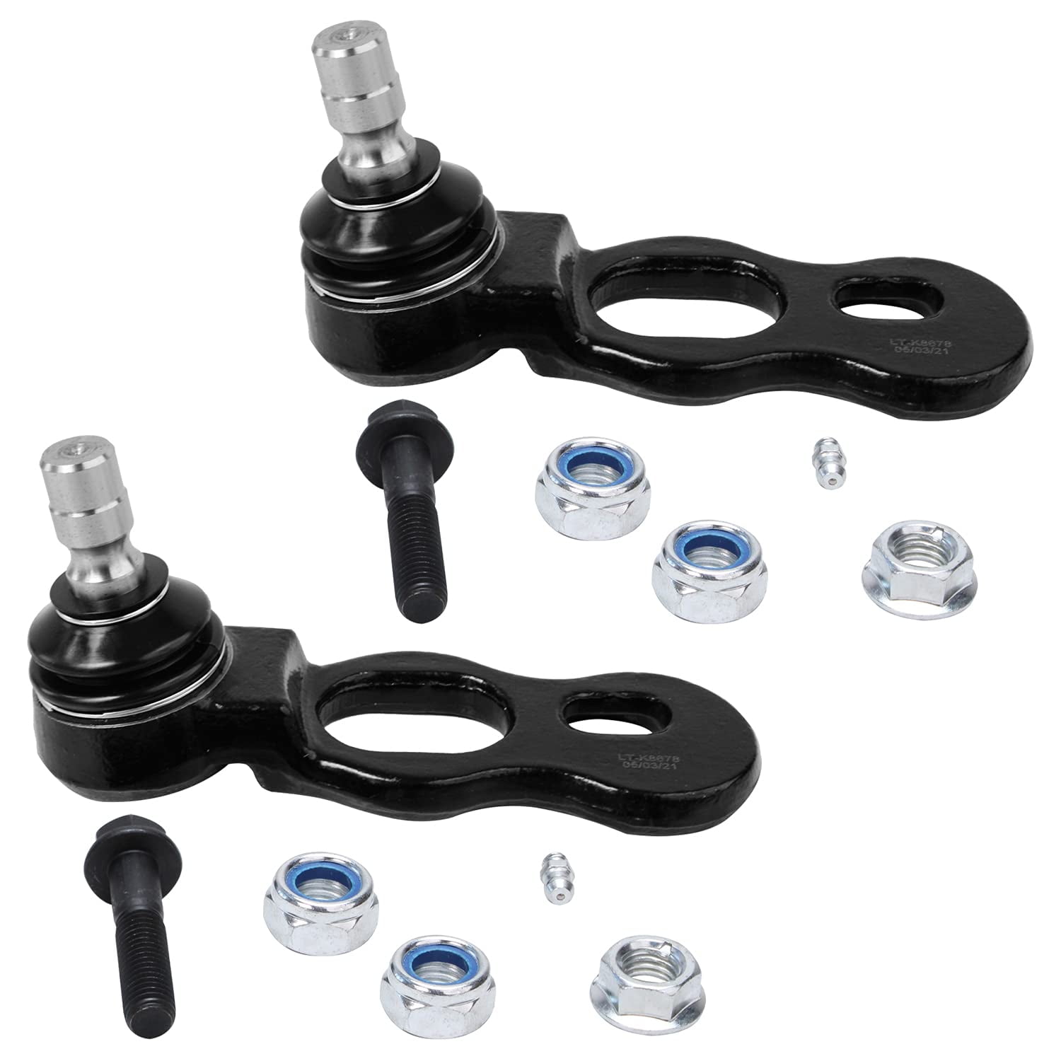 Detroit Axle - Front Ball Joints for 1995-2002 Mercury Grand Marquis Ford Crown Victoria Lincoln Town Car 1996 1997 1998 1999 2000 2001 Upper and Lower Ball Joints Replacement