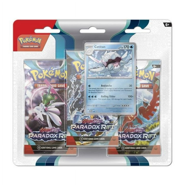 Pokemon TCG: Paradox Rift - 3-Pack Blister - Arctibax - Walmart.com