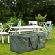 thumbnail image 4 of Bolsa de almacenamiento rectangular con cremallera para cojines de muebles de exterior, bolsa de transporte para ropa 173x76x51cm, 4 of 9