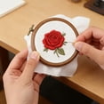 thumbnail image 5 of ERK 1Pcs Round Embroidery Hoop Rubber Embroidery Hoop For Display Imitated Ornament For Craft Sewing DIY Hanging, 5 of 5