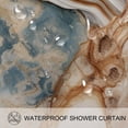 thumbnail image 3 of Marble Waterproof Printed Shower Curtain Sets with Hook for Bathroom Decoration - Bathroom Curtain for Home Decor, 3 of 5
