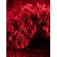 thumbnail image 4 of Unique Loom Infinity Shag Collection Area Rug - Jinko (4' 1" Round Merlot), 4 of 7