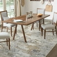 thumbnail image 3 of BERTHMEER Large Area Rugs 8’x10' Clearance for Living Room Bedroom Office Dining Room Farmhouse Gray Modern Rugs Non Slip Washable Brown Abstract Contemporary Throw Rugs, 3 of 7