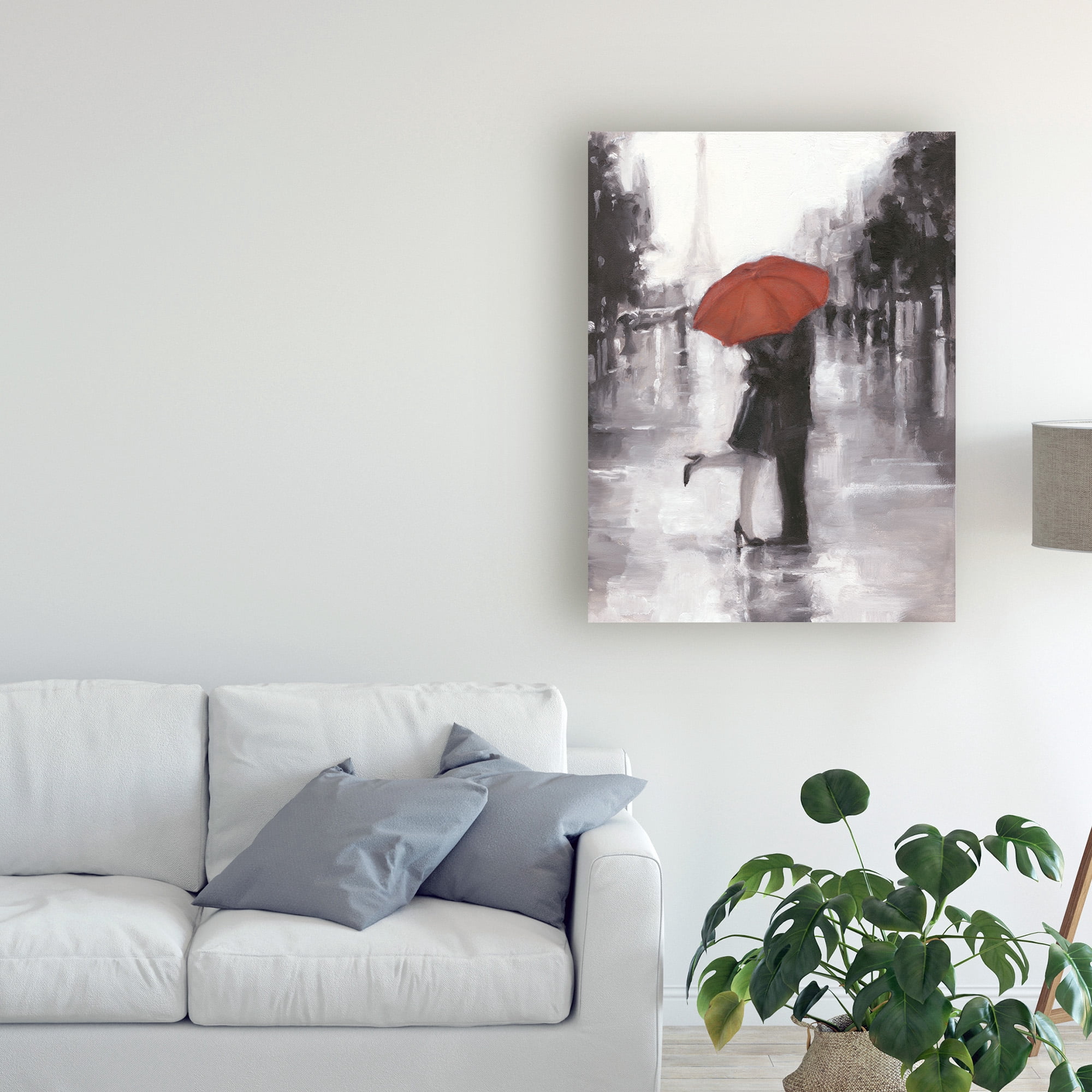 Ethan Harper 'Caught In The Rain' Canvas Art