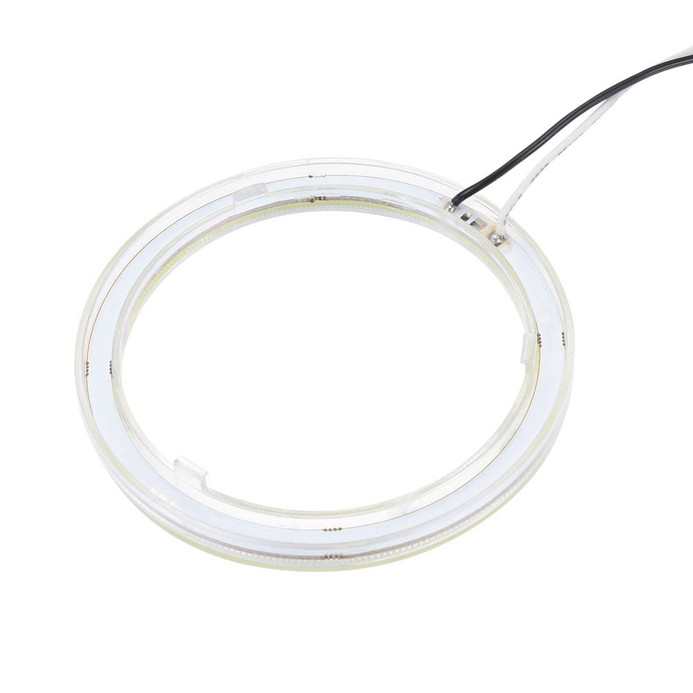 Universal White Marker 60/70/80/90/100/110/120MM COB Halo Ring Led  Headlight Driving Lamp Car Angel Eyes Light 90MM 