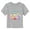 Athletic Heather, variant on Toddler's Care Bears Birthday Boy Celebration Graphic Tee White 4T