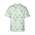 thumbnail image 4 of Xecao Different Breeds of Dogs print Hawaiian shirt - a stylish short-sleeve button-down for men, perfect for casual beach and tropical outings., 4 of 9