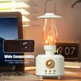 thumbnail image 4 of Vintage Wireless Bluetooth Speaker With FM Radio, Portable Night Light Audio Device With Adjustable Brightness USB Playback And Long Battery Life For Home Outdoor Camping, 4 of 7