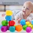 thumbnail image 1 of Garosa 10Pcs/set Educational Infant Puzzle Baby Kids Colorful Bath Toy Set Soft Plastic Teether,Baby Teether,Baby Bath Toy, 1 of 7