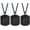 Black-3 pcs, variant on Cremation Jewelry Dog Ashes Necklace for Women Men Pet Dog/Cat Urns for Ashes Cremation Jewelry Memorial Locket Gifts for Human