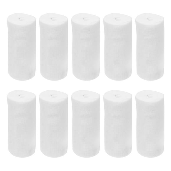 EcoNesxp Classic practical white 10 rolls of gauze bandage dressing tape first aid wound bandage care bandage